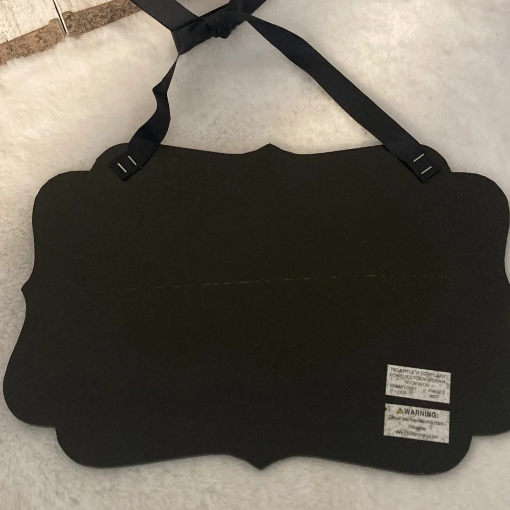 Hobby Lobby 2019 Black and Gold Honeycomb Welcome Sign